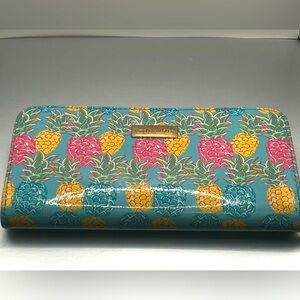 Simply Southern Blue and Pink Wallet Floral Design